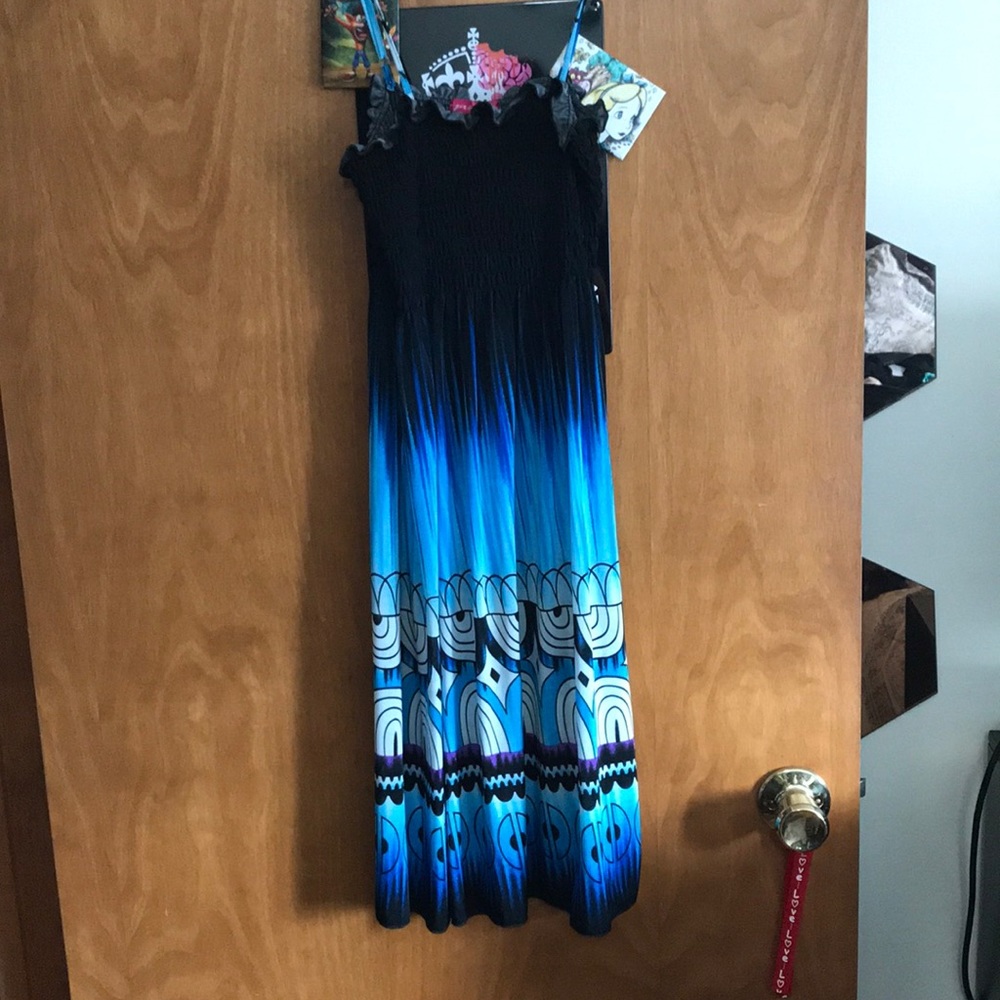 Blue summer dress